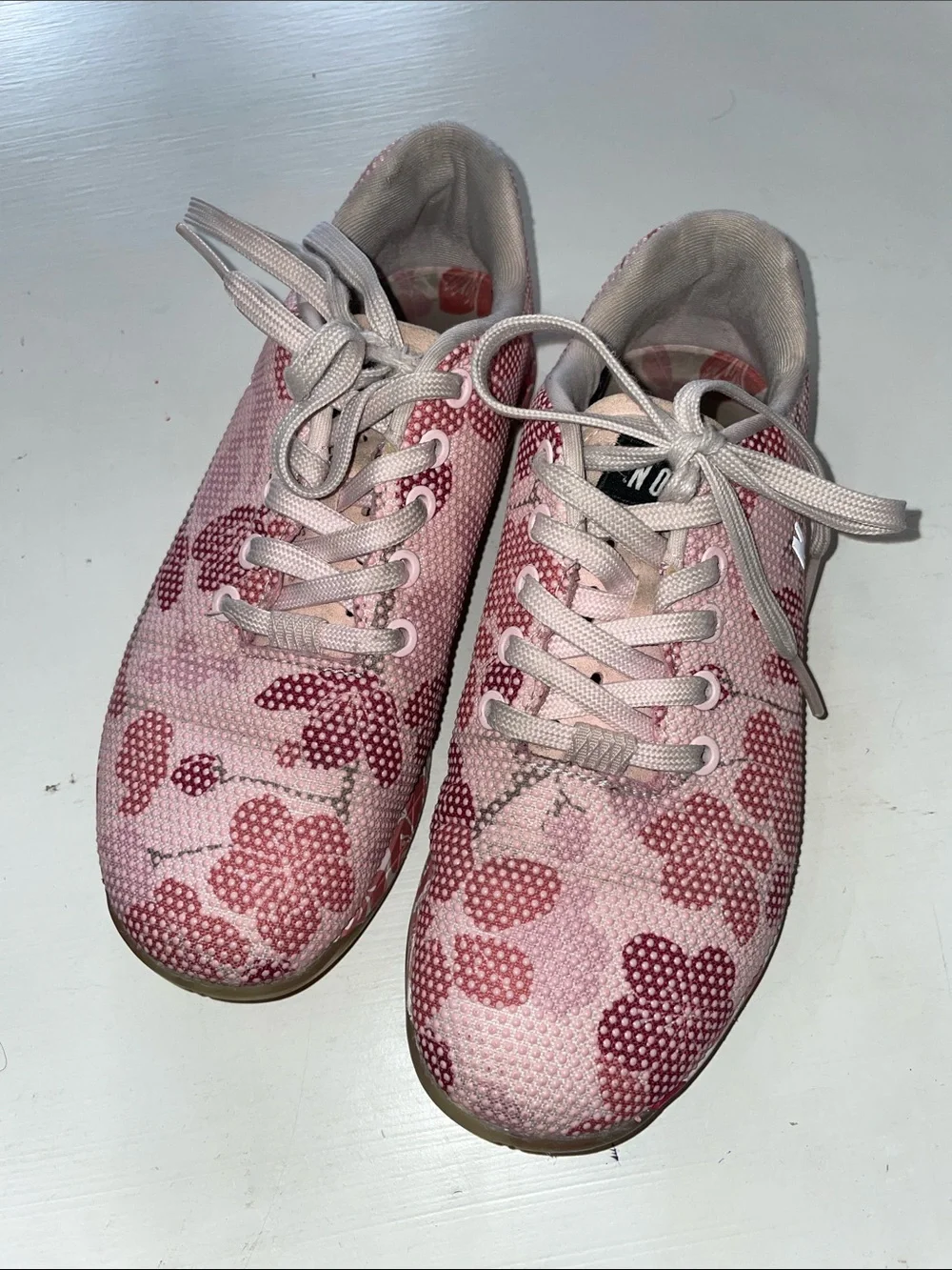 NOBULL Blush Cherry Blossom Trainers size 5.5